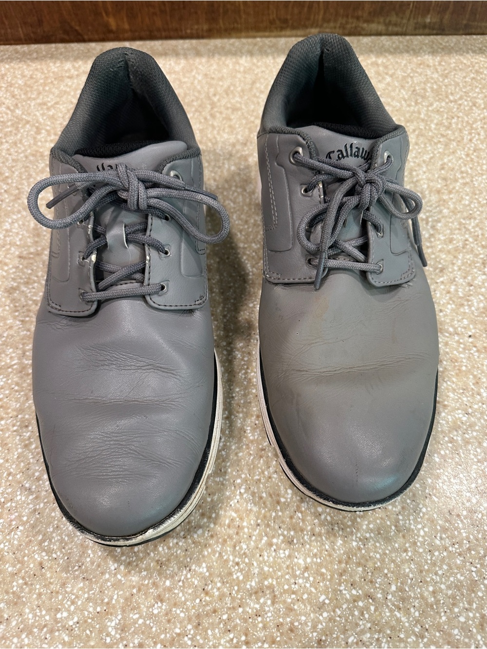 Callaway Men's Gray Lace-Up Golf Sneakers